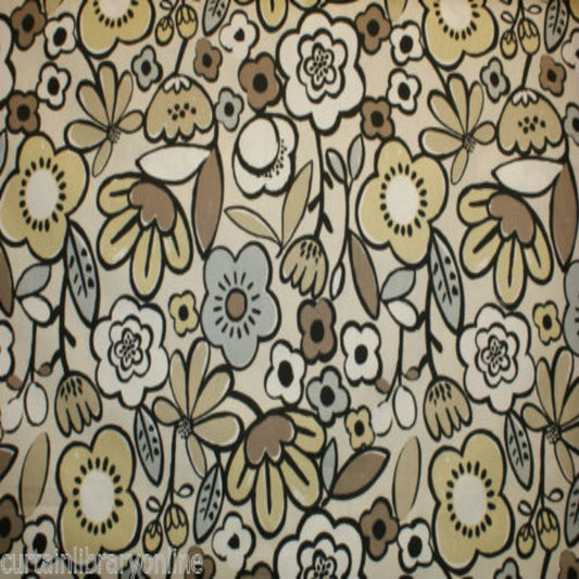 Prestigious Textiles Betty Curtain Fabric Pebble