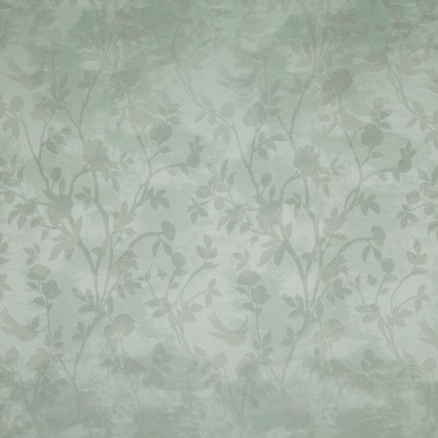 Laura Ashley Eglantine Silhouette Woven Smoke Green
