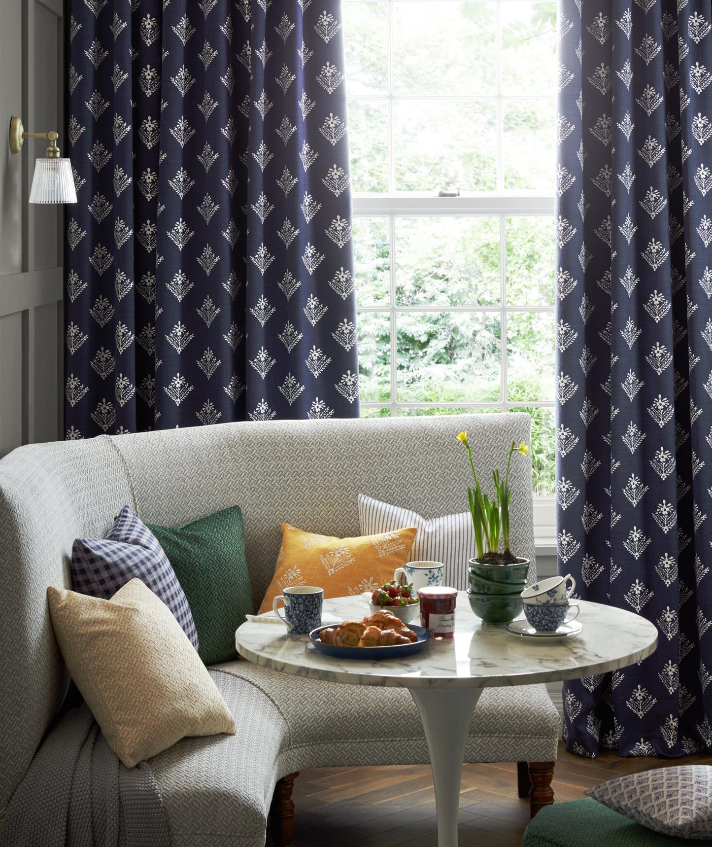 Laura Ashley Lady Fern French Navy