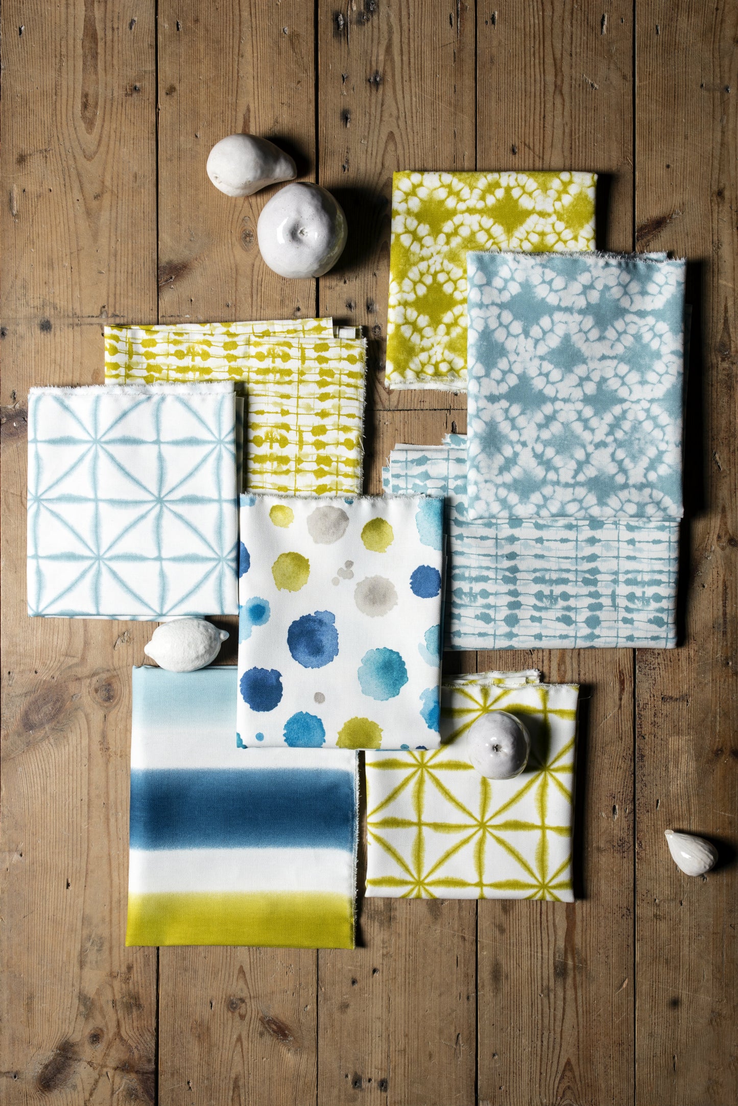 Clarke and Clarke Batik Citrus