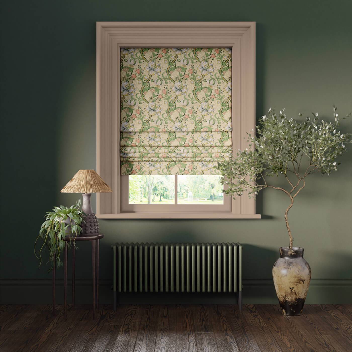 Clarke & Clarke William Morris Golden Lily Linen/Blush