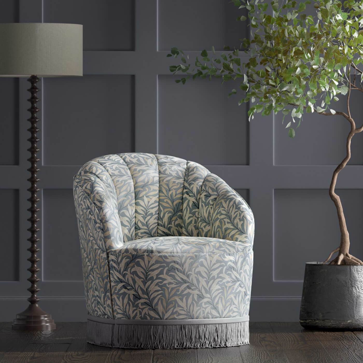Clarke & Clarke William Morris Willow Boughs Linen