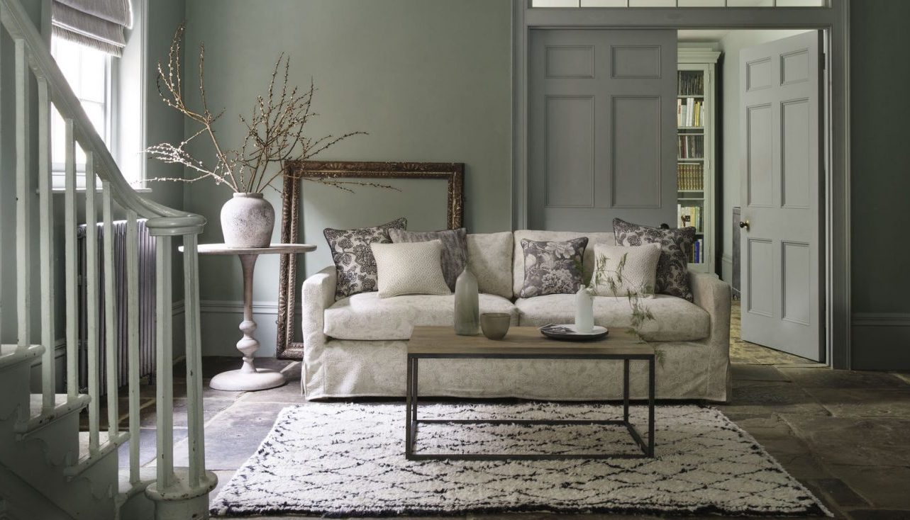 Clarke and Clarke Sissinghurst Charcoal