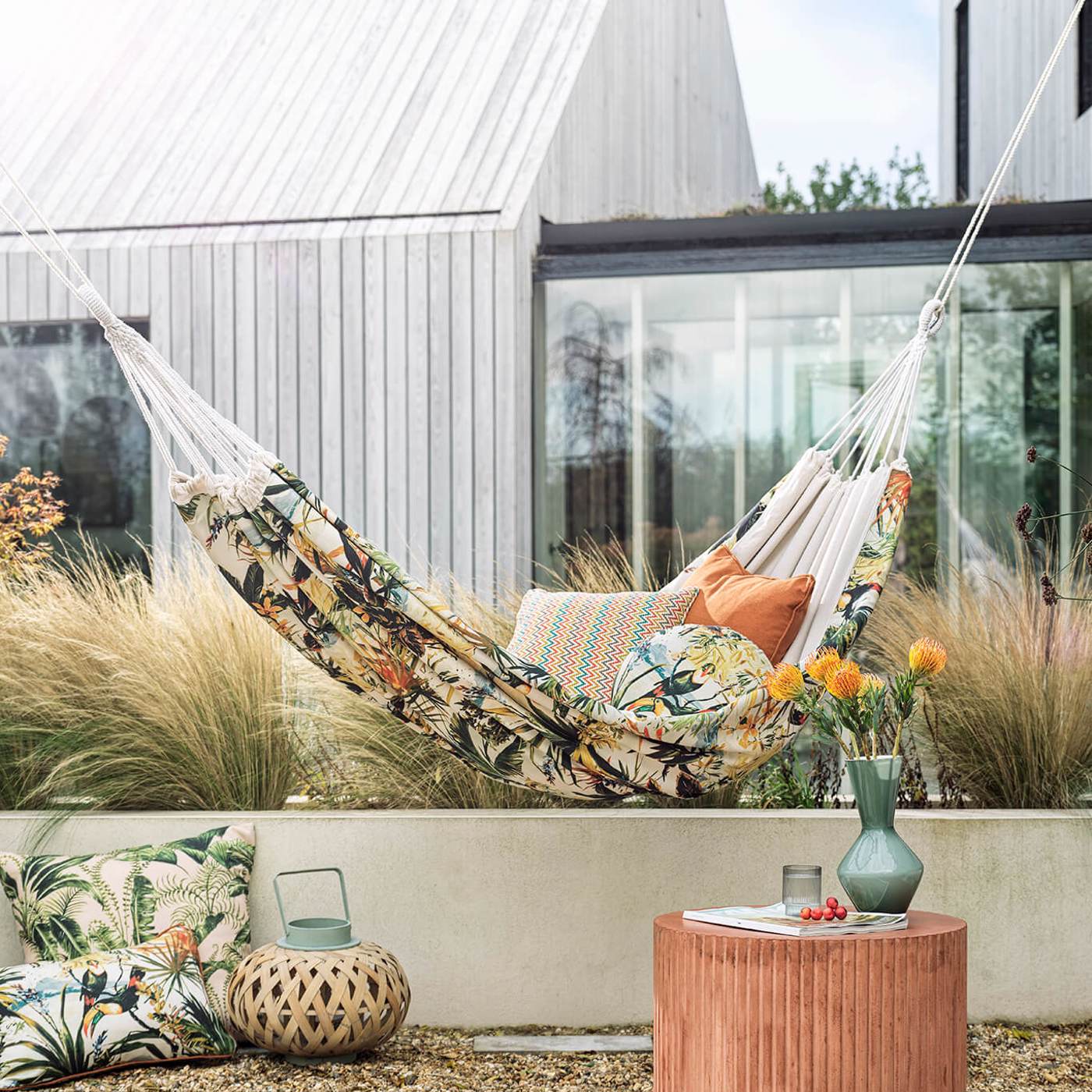 Clarke and Clarke Toucan Outdoor Antique