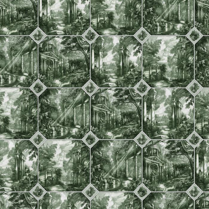 Art of the Loom Arcadia Ego Gin Bottle Green