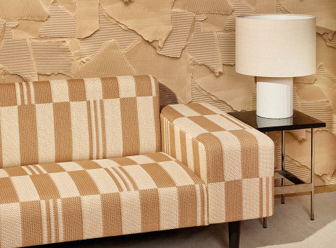 Kirkby Design Checkerboard Knit Cappuccino