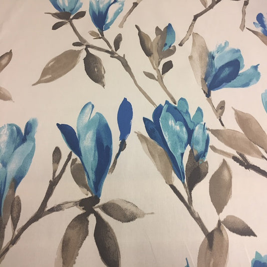Prestigious Textiles Sayuri Curtain Fabric Blue
