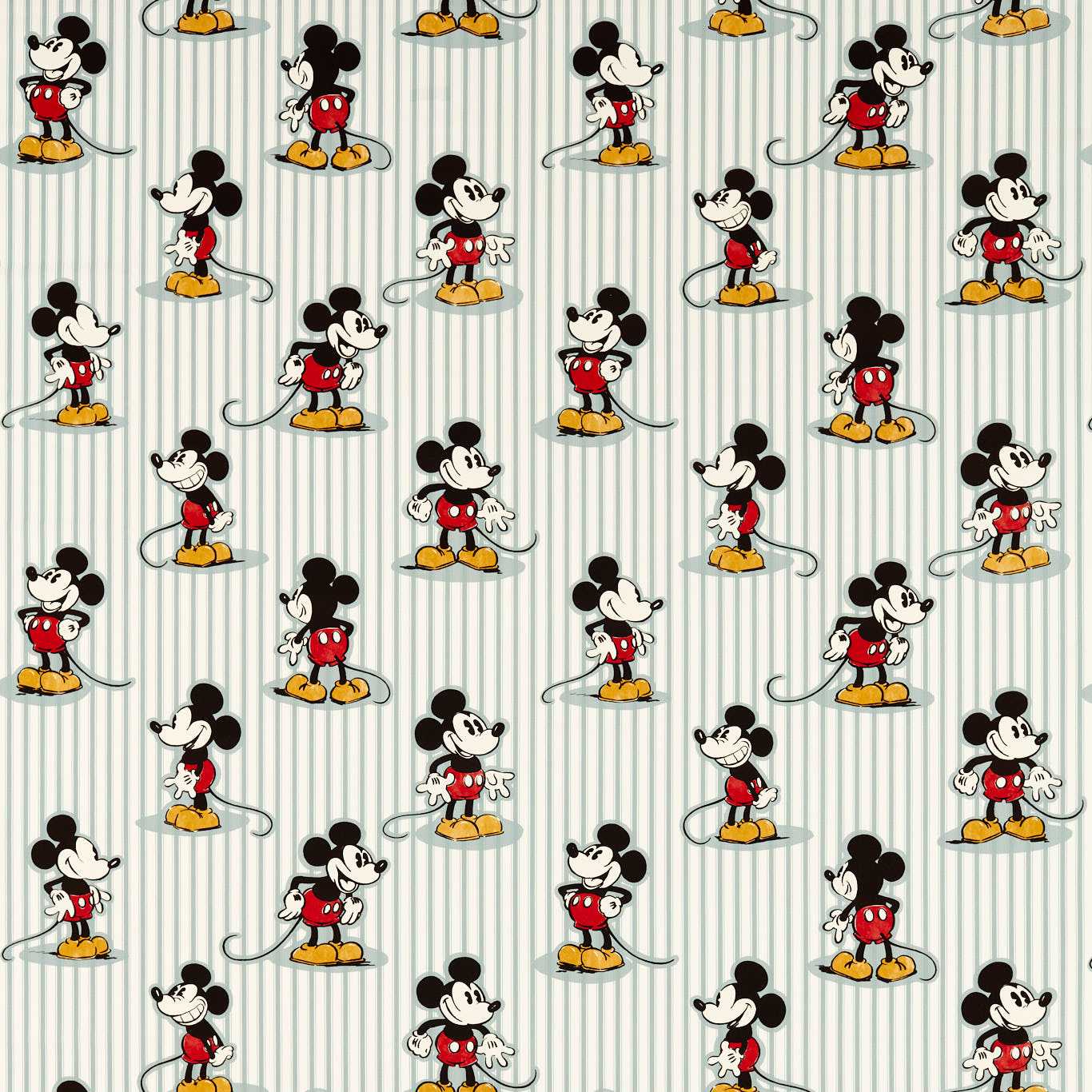 Sanderson Disney Mickey Stripe Sea Salt