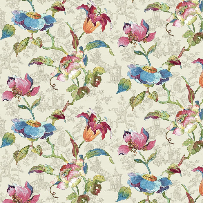 Edinburgh Weavers Lotus Linen Beige