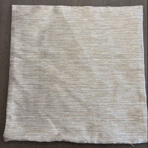2x Jute Polyester cushion covers 50cmx50cm