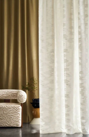 Camengo Ophea Velvet Black & white