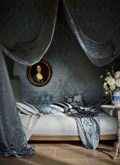 James Hare Rococo Damask Polar