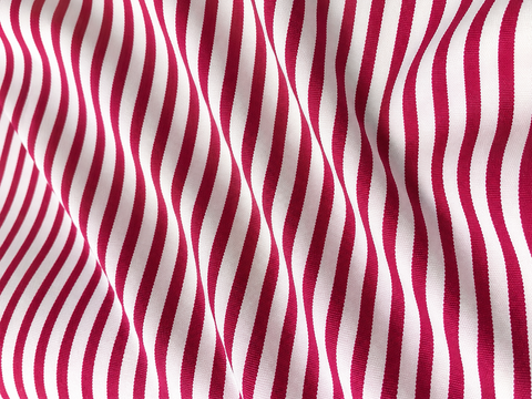 Next Bold Chenille Stripe Red (Flame Proof)