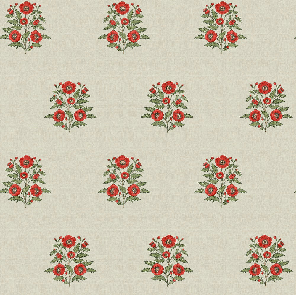 Chess Designs Alscot Poppy – The Curtain Factory Outlet