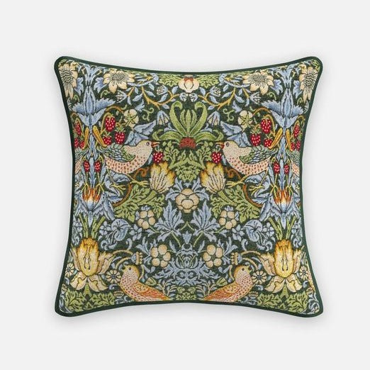 William Morris Thornbury Avery Tapestry Forest Green Cushion