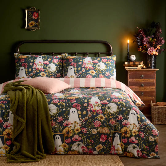 Riva Home Bootanical Printed Reversible Duvet Cover Set Multicolour