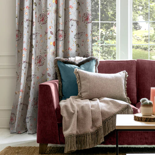 Voyage Maison Boronia Fabric Boysenberry Celeste