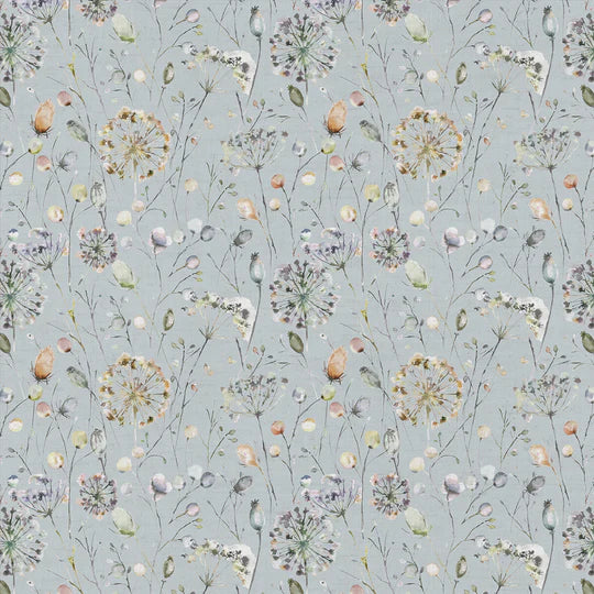 Voyage Maison Boronia Fabric Coral Cloud Sky