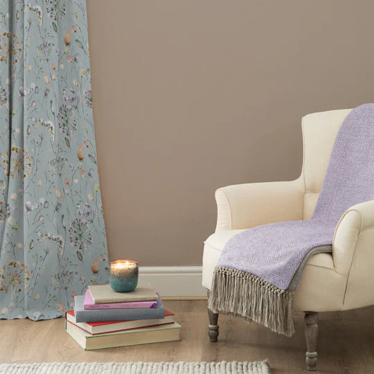 Voyage Maison Boronia Fabric Coral Cloud Sky