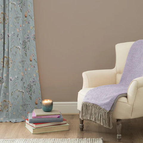 Voyage Maison Boronia Fabric Coral Cloud Sky