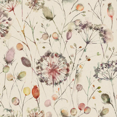 Voyage Maison Boronia Fabric Boysenberry Linen