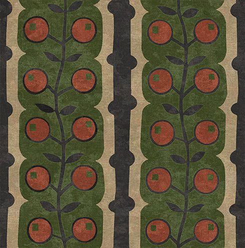 Art of the Loom Boscome Stripe  Hunter