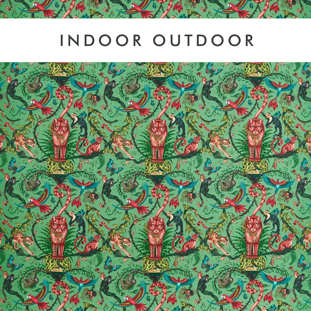Clarke & Clarke Bosque Dreams Indoor Outdoor Aquamarine