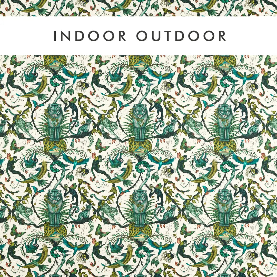 Clarke & Clarke Bosque Dreams Indoor Outdoor Jungle