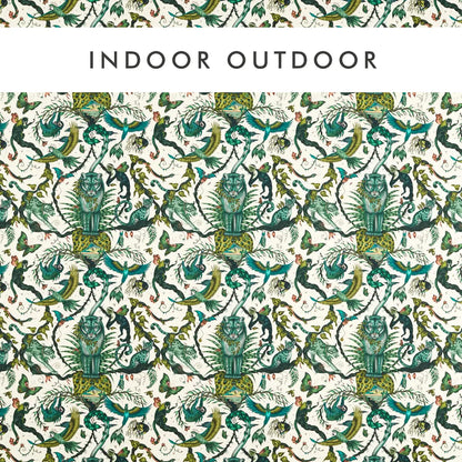 Clarke & Clarke Bosque Dreams Indoor Outdoor Jungle