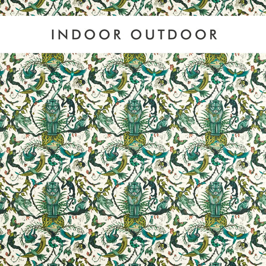 Clarke & Clarke Bosque Dreams Indoor Outdoor Jungle