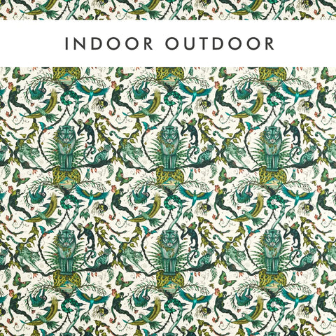 Clarke & Clarke Bosque Dreams Indoor Outdoor Jungle