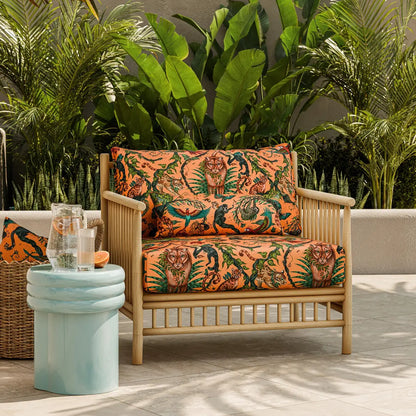 Clarke & Clarke Bosque Dreams Indoor Outdoor Coral