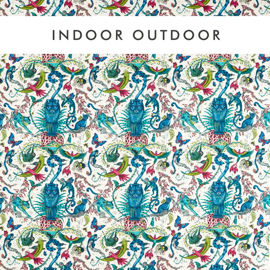 Clarke & Clarke Bosque Dreams Indoor Outdoor Multi