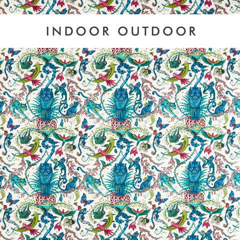 Clarke & Clarke Bosque Dreams Indoor Outdoor Multi