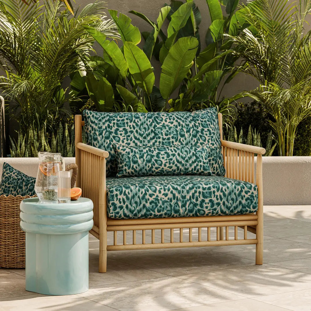 Clarke & Clarke Felis Indoor Outdoor Teal