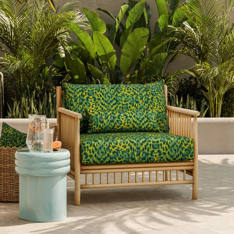 Clarke & Clarke Felis Indoor Outdoor Lime