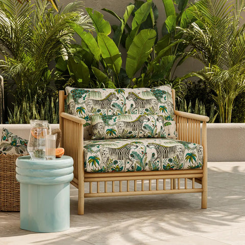 Clarke & Clarke Lost World Indoor Outdoor Green