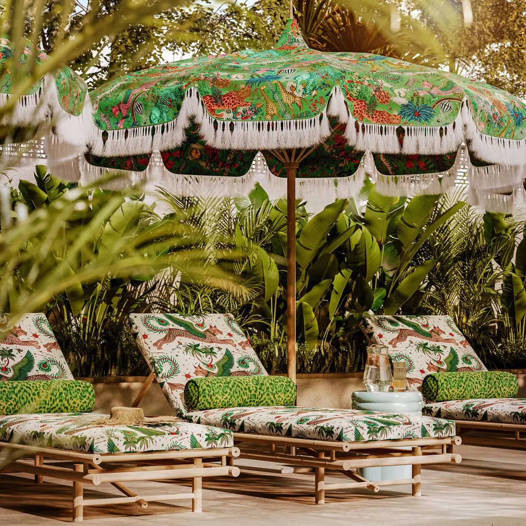 Clarke & Clarke Paradise Lost Indoor Outdoor Green