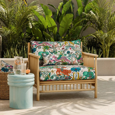 Clarke & Clarke Paradise Lost Indoor Outdoor Ivory