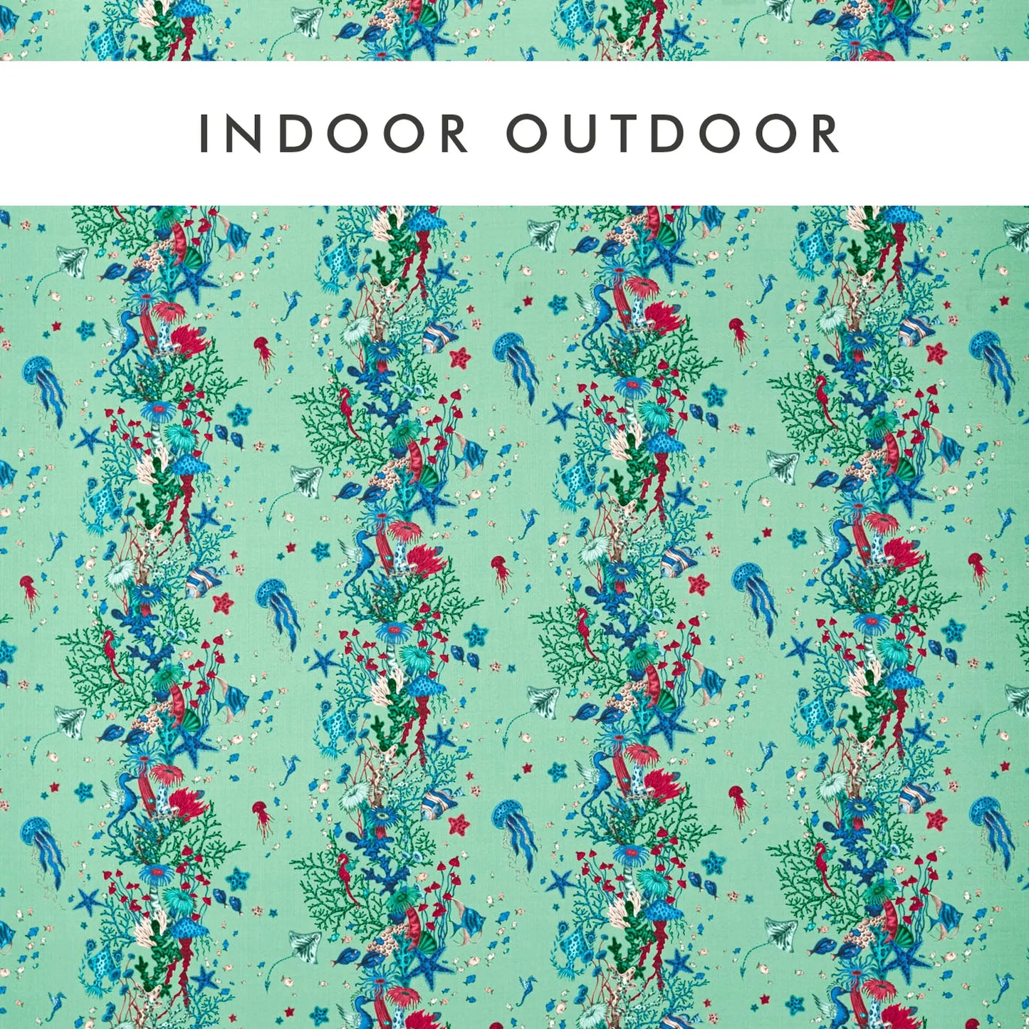 Clarke & Clarke Seaforest Indoor Outdoor Aqua