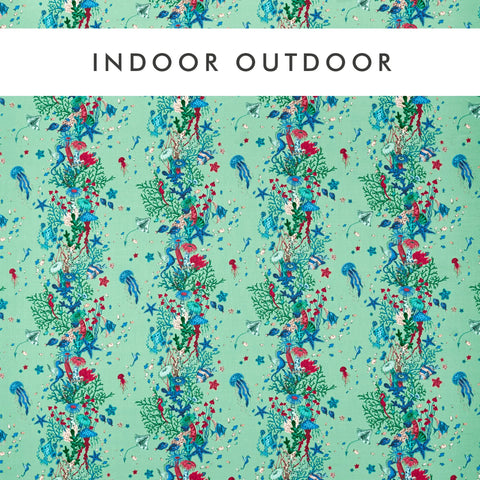 Clarke & Clarke Seaforest Indoor Outdoor Aqua