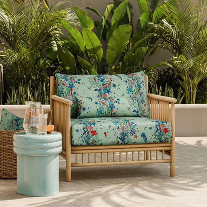 Clarke & Clarke Seaforest Indoor Outdoor Aqua