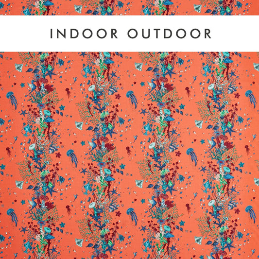 Clarke & Clarke Seaforest Indoor Outdoor Peach