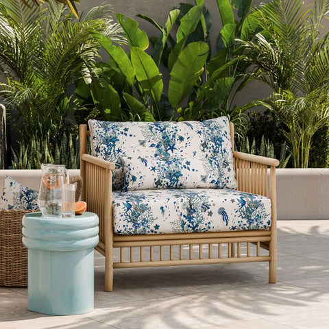 Clarke & Clarke Seaforest Indoor Outdoor Blue