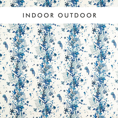 Clarke & Clarke Seaforest Indoor Outdoor Blue
