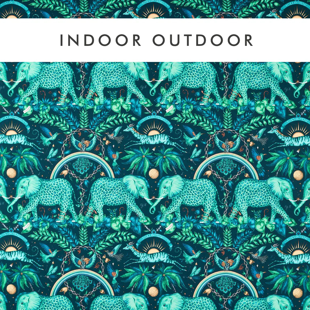 Clarke & Clarke Zambezi Indoor Outdoor Teal
