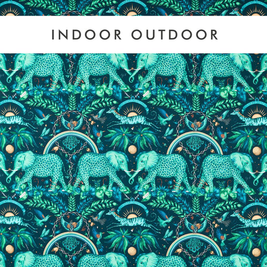 Clarke & Clarke Zambezi Indoor Outdoor Teal