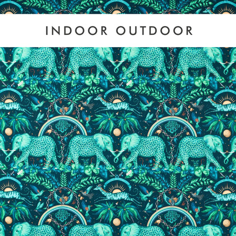 Clarke & Clarke Zambezi Indoor Outdoor Teal