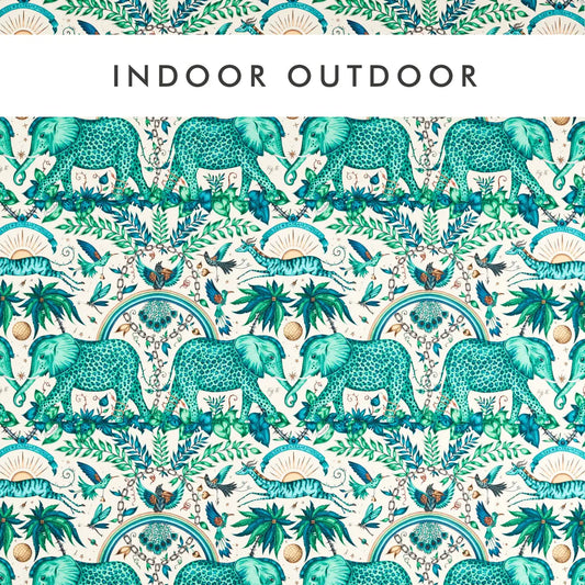Clarke & Clarke Zambezi Indoor Outdoor Green