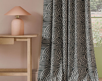 Clarke & Clarke Volu Charcoal